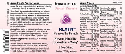 F18 Flxtn 20200923 Label (F18 Rlxtn 20200923)